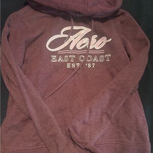 Aeropostale Burgundy Knit Sweater